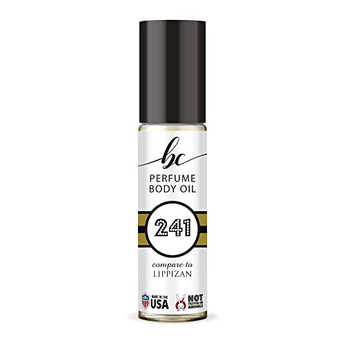BIOCURA BC Perfume 241 Inspired by Lippizan For Men Replica Fragrance Body Oil Dupes Alcohol-Free Sample Travel Size Concentrated Long Lasting Roll-On 0.3 Fl Oz/10ml