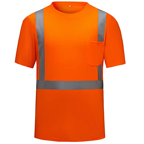 Camisa de trabajo reflectante fresca que evita el sudor y mejora la seguridad del operario