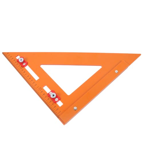 VILLCASE Woodworking Measuring Ruler Right Angle Positioning Tool Lightweight and Portable Ruler for Precision Woodworking and DIY Projects
