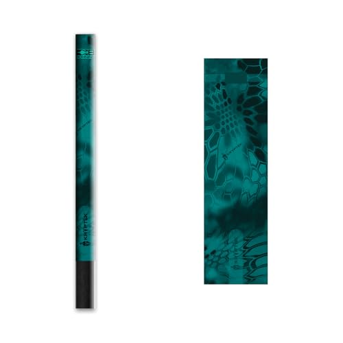 Kryptek arrow wraps Bohning bleu sarcelle pour le tir 3D en forêt