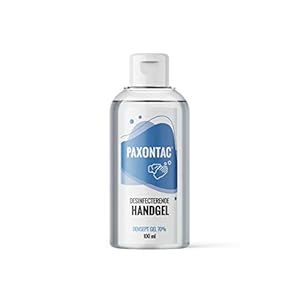 Paxontac Desinfecterende Handgel 100 ml – Droogt snel en plakt niet – Handige meeneemverpakking alcoholgel – 70% alcohol