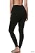 Zenana Outfitters JKC USA Selected Premium Cotton Full Length Solid Color Leggings OP-1851,Medium,Black