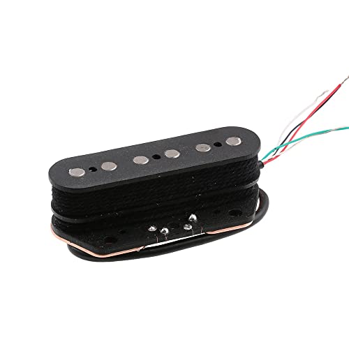 Lywsmsk Alnico 5 Humbucker Size Single Stack Tele Bridge Pickup For Tele Telecaster Electric Guitar Black #TOP1