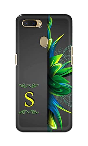 Image of Name II Initial II Letter Alphabet S Hard Back Case Cover for Oppo A7 / Oppo A5s / Oppo A12 / Oppo A11k / Oppo A12s / CPH1909 Back Cover -(J5) VNS2222