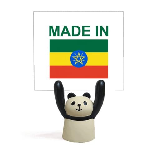 Memo holder panda Éthiopie décor de bureau enfant et papeterie de maison
