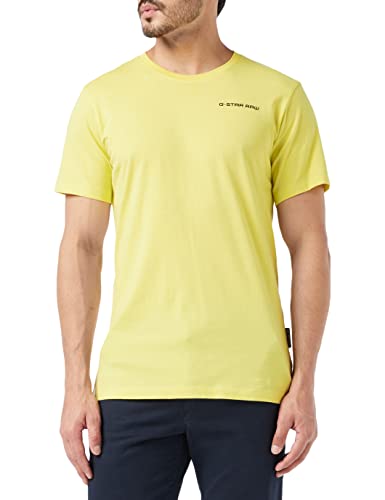 G-Star Raw Logo Base T-Shirt, Camisetas Para Hombre, Amarillo Lemonade D21892-336-504 , Xs G-Star Raw Logo Base T-Shirt, Camisetas Para Hombre, Amarillo Lemonade D21892-336-504 , Xs