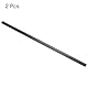 QUARKZMAN 2 Stück Kohlefaserrohr 8 x 10 x 330mm glänzende Oberfläche Stab 3K Rollgewickeltes reines Kohlefaser-Rundrohr für RC-Flugzeug Multicopter Quadcopter