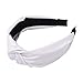 Produktbild Satiable Leder Haarreif Damne mit Knoten Vintage Wunderschön Stirnband Haarschmuck Frauen Mode Kunstleder Haarband Haarketten Headband Haarschmuck Kopfband Stirnbänder Hair Band Hair Hoop für Sport
