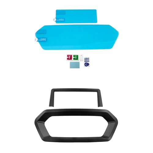 Protector Panel Instrumentos Motocicleta para Yamaha para Xmax 300 XMAX300 2023 Accesorios Motocicleta Película Protección contra Rayaduras Panel Cubierta Protector Pantalla Tablero(-11-Black Set)