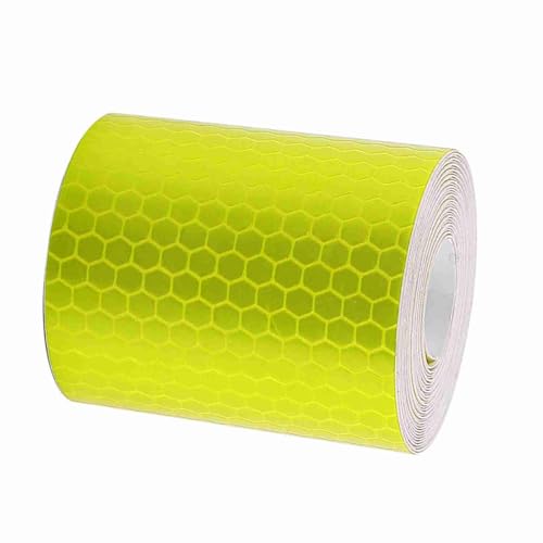 Cinta Reflectiva para Marco de Bicicleta ZJchao Amarilla miniatura 1