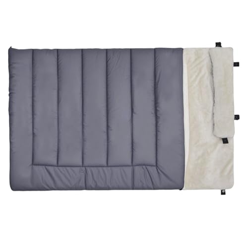 Portable Pet Sleeping Bag - Travel Dog Bed for Camping | Waterproof Polyester with Fleece Lining, Warm Cat Bed with Pillow, Puppy Accessories for Hiking Backpacking Indoor Outdoor Home Office Dorm