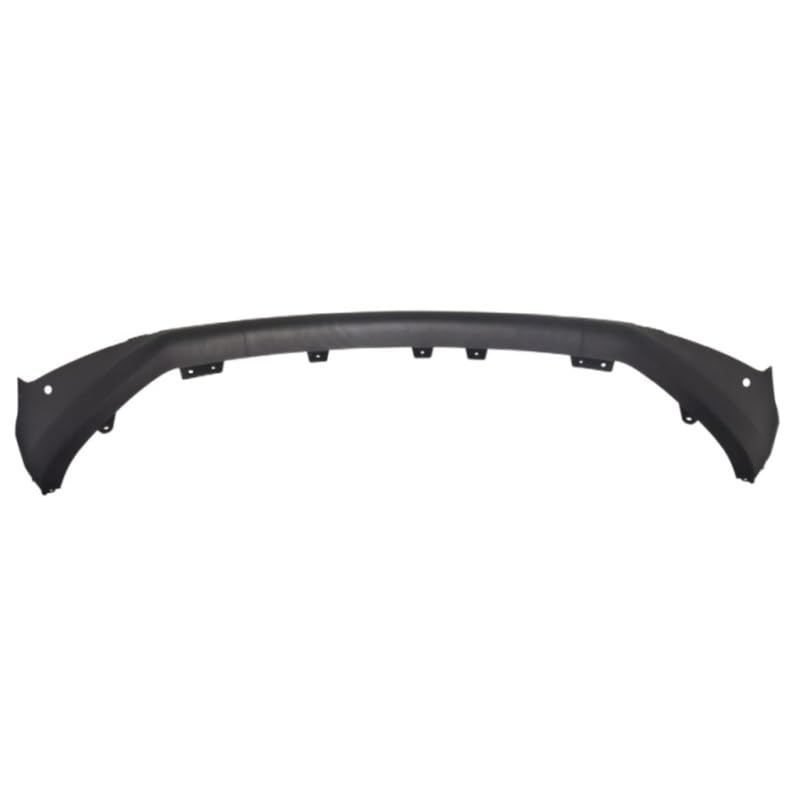 Spoiler de pare-choc avant noir avec trous radars compatible avec Peugeot 2008 2 depuis 2019