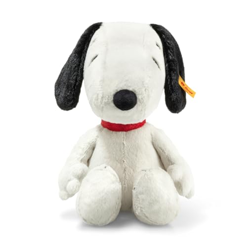 Steiff Kuscheltier Snoopy Süßes Stofftier Kinder Jungen & Mädchen Friends Plüschtier 30 cm Weiß 024702