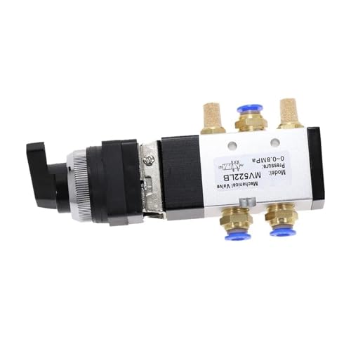 Válvula de aire neumática MV522 mecánica con configuración de 2 engranajes 6