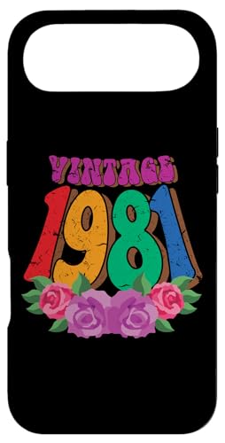 Custodia per iPhone Air Vintage 1981, 45 anni per le