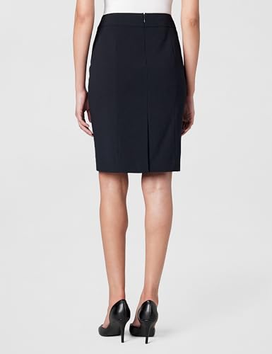 Image of Calvin Klein Womens Centerback Zipper Velvet Wear to Work Suits Skirt