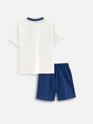 Image of Nap Chief Kids Cotton Naruto Print Co-Ord Set for Boys & Girls | Half Sleeve T-Shirt & Shorts Set | Soft Casual Summer Wear