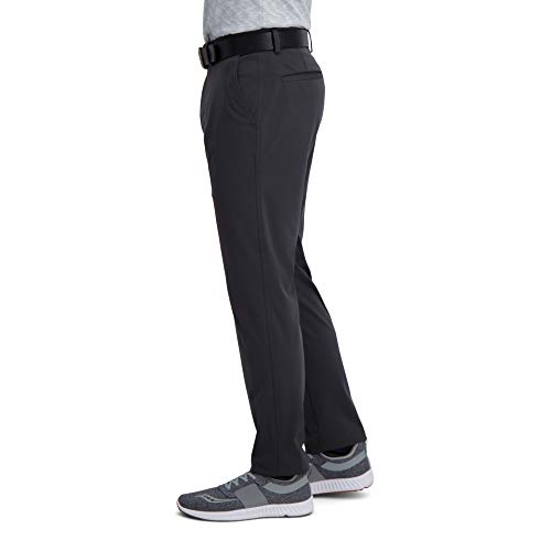 Haggar Men's The Active Series Slim Fit Flat Front Pant2