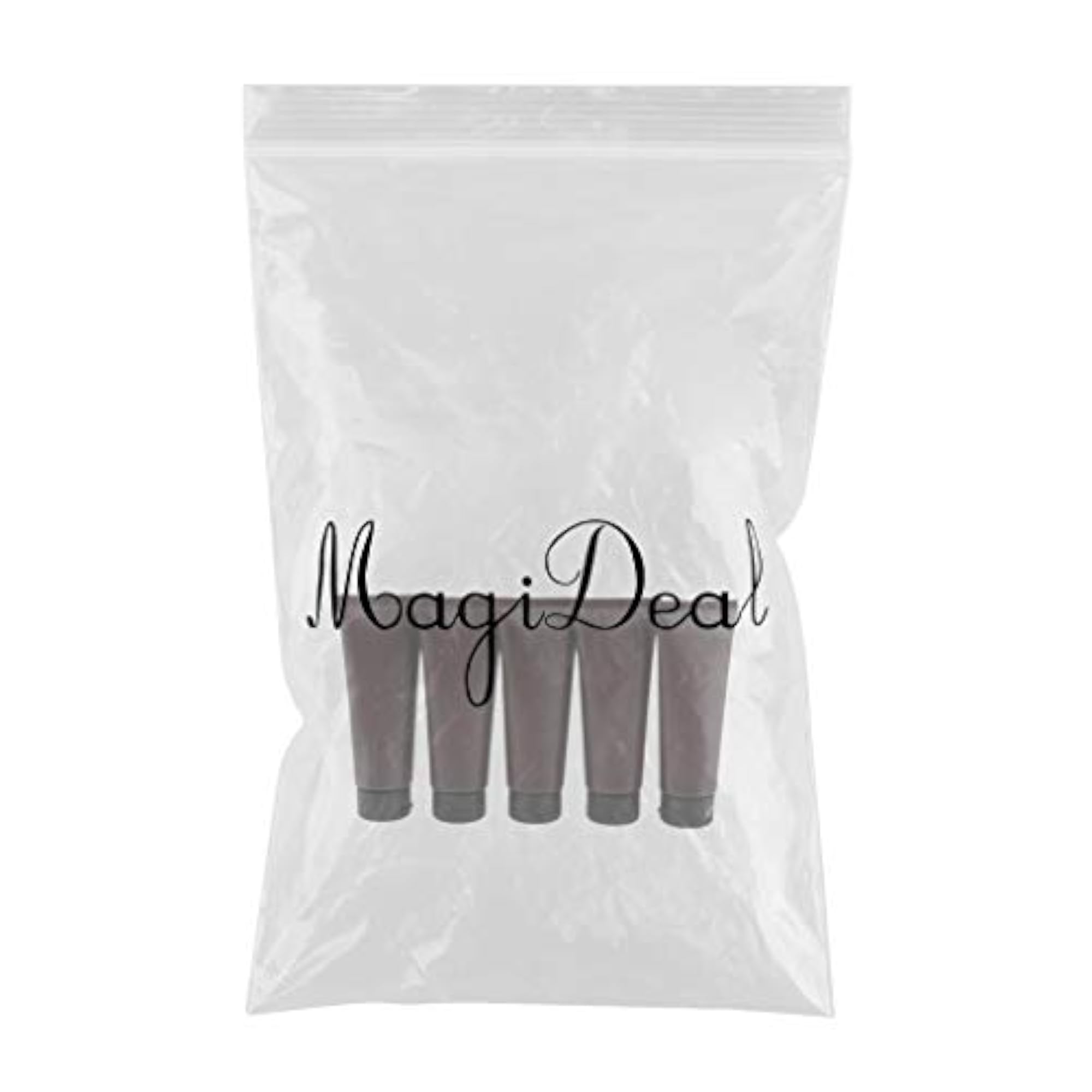 5 Empty Squeeze Tube Makeup Lotion Containers, 100ml