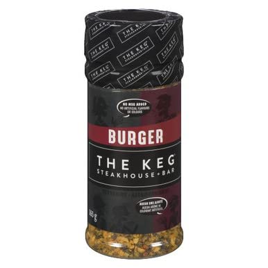 The Keg Steakhouse & Bar, Burger Seasoning, 165g/5.8 oz., (Imported from Canada)