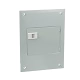 Square D by Schneider Electric QO816L100DF QO 100-Amp 8-Spaces 16-Circuit Indoor Flush Mount Main Lugs Load Center with Cover and Door