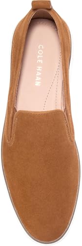 Cole Haan Cole Haan Women's Grand Ambition 2.0 Galena Loafers, Tobacco Suede, 10-B US