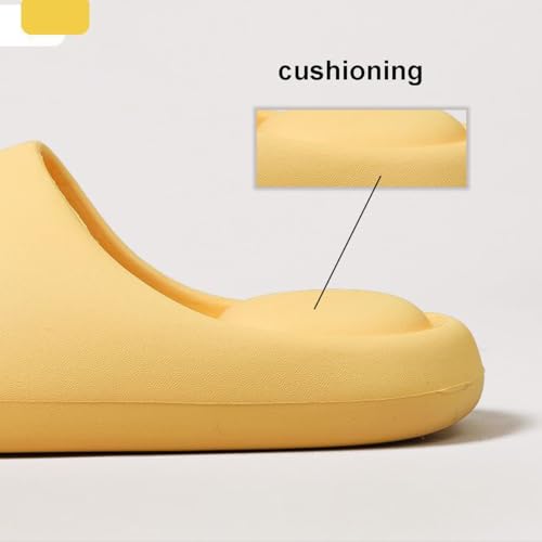 Men's and Women's Cloud Slippers, Indoor Slippers, Bathroom Sandals, Ultimate Comfort Lightweight, Thick Sole Non-Slip, Easy to Clean(Pink,Eur40-41)3