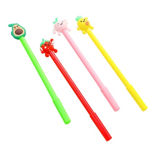 4 bolígrafos de gel con diseño infantil 0.5 mm punta rápida secado miniatura 1