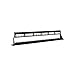 Panduit CP24WSBLY 24-Port Flat Patch Panel, Black
