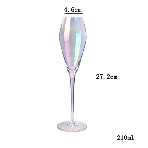 Copa de champán multicolor para bodas y banquetes de lujo 7