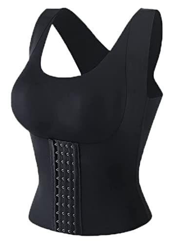 3-in-1 Waist Buttoned Bra Shapewear,Correcting Hunchback Body Sculpting Tummy,Waist Trainer Vest (Beige, 3XL) Cover