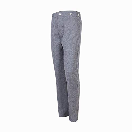 Civil War US Officer's Men Plain Trouser-Wool Pants3