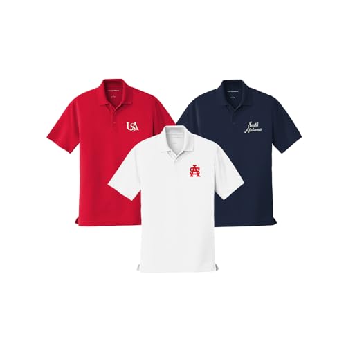 University of South Alabama Men's Short Sleeve Performance Polo2