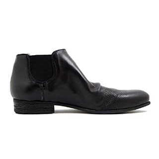 Osvaldo Dangereux, Bottines d’été en Cuir Noir, Beatles avec élastique, Talon Bas 2 cm, 236 - Les Beatles, Paul McCartney, John Lennon, RIngo Starr, George Harrison Osvaldo Dangereux, Bottines d'été en Cuir Noir, Beatles avec élastique, Talon Bas 2 cm, 236 – Image 4
