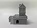 Paintable Tabletop Miniature Building Terrains Compatible with D&D and Alike RPG War Games - 18mm/28mm Scale Scenery with Medieval Gothic Architecture Style (18mm Scale)