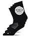 Produktbild Snocks Unisex Hohe Laufsocken Gr. 35-38 I Atmungsaktive Sportsocken für Männer & Frauen I Low Sport Füßlinge für jede Sportart I Anti Blasen Schutz Sommer Socken I Schwarz