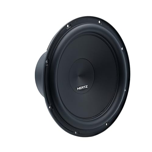 Hertz CS 250 S4 – Subwoofer per auto da 250mm 4 Ohm, 600W, Potenza controllata per bassi profondi e dinamici