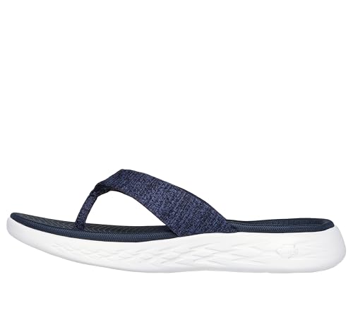 Skechers Skechers Women’s On-The-GO 600 – Preferred Flip-Flop, Navy/White, 10 M US