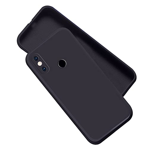 Image of A rtistque Back Cover Case for Redmi Note 5 Pro with Camera Protection | Shockproof TPU | Stylish Protective Design | Slim Fit | Ultra Matte | Redmi Note 5 Pro Back Cover - Black