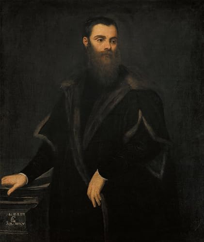 Portrait de Lorenzo Soranzo par Tintoretto affiche dart murale 60x90cm pour salon