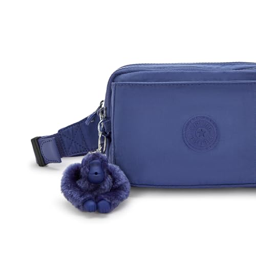 Image of Kipling Women's Abanu Medium Crossbody Bag, Lightweight, Adjustable Nylon Waist Pack with Multi-Compartment Zip Pockets