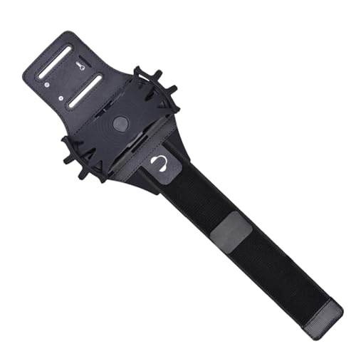 Brazalete deportivo desmontable giratorio de 360 grados, ajustable, para correr, caminar, senderismo, ciclismo, correa de muñeca segura con liberación rápida