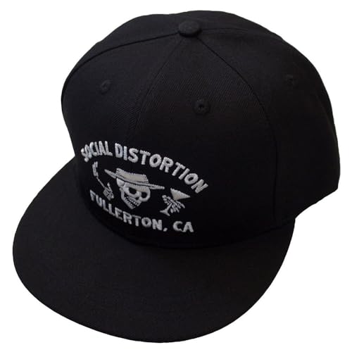 Rock Off officially licensed products Social Distortion Fullerton Skelly Snapback Casquette De Baseball Size One Size