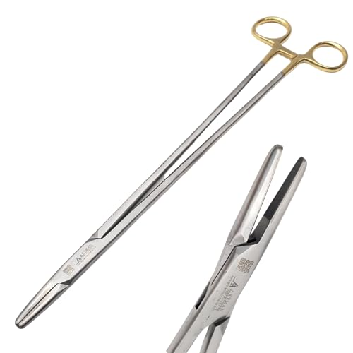 Image of Mayo Hegar Needle Holder Surgical Needle Driver Clamp Forceps with Tungsten Carbide Inserts by ARTMAN (12 Inches)