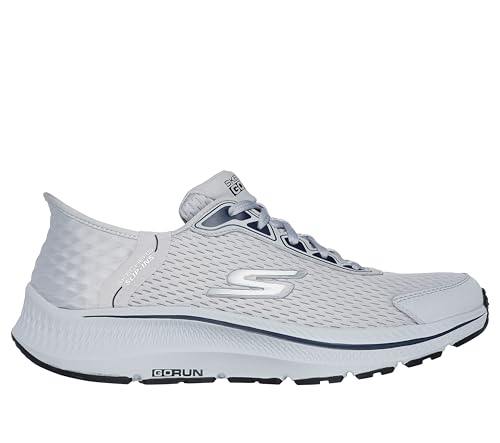 Skechers Hands Free Slip-ins Go Run Consistent 2.0 Empowered Sneaker, Light Grey, 12.5