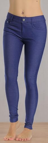 Image of Prolific Health Women's Jean Look Jeggings Tights Slimming Many Colors Spandex Leggings Pants Capri S-XXXL