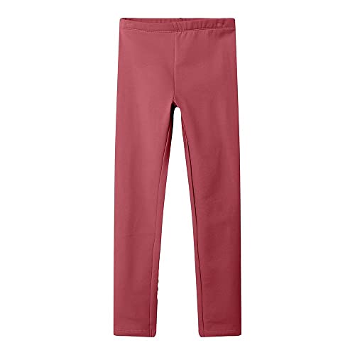NAME IT Nkfdavina Solid SWE Bru N Noos Leggings, Legno Color Malva, 50