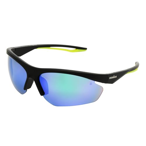 Image of Unisex Traction Blade Sunglasses, Black, 76mm