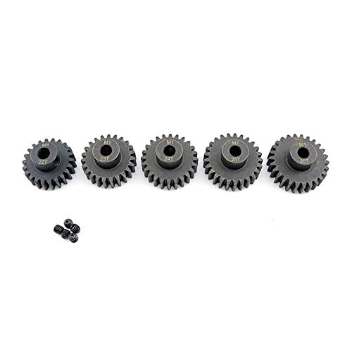 HobbyStar MOD1 Pinion Gear Set, 22-26T, Hardened Steel 5.0mm M1