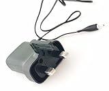Ogeechee® Thin Small Pin Mains UK Wall Charger Adapter Compatible With Nokia Older Version Mobiles 5030 5070 5130 6136 6210 2760 6131 6600i Slide 6650 Flip N93i N95 PT-6 X3 X6 LUMIA 700 710 600 800